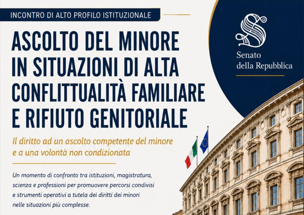 Spazio Neutro e Rifiuto genitoriale: l’intervento al Senato